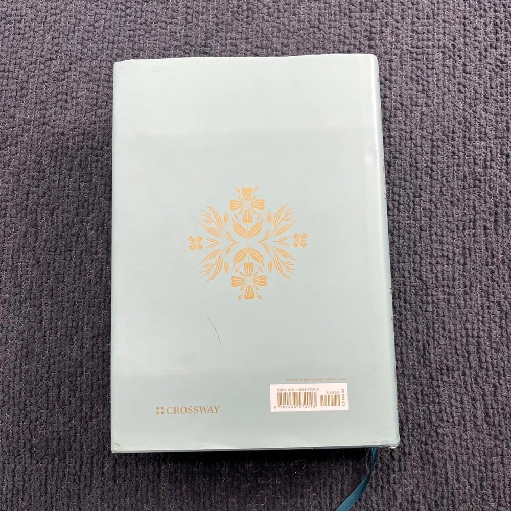 ESV Women's Study Bible (Cloth over Board,‎ Dark Teal) by Jen Wilkin Hard Cover